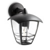 Creek Down Wall Lantern Black 230V (bulb not included, max. 60W)