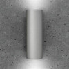 Luna Grande GU10 Up/Down Wall Light - IP65 Grey