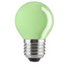 RND45 240V 15W E27 GREEN