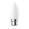 LED Filament Candle 4.5W (40W) BC 6500K 220-240V Opal Tungsram