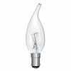 Bent Tipped Clear Candle 35X110 60W SBC