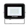 Integrated Start LED IP65 Floodlight Black 27W 3000K Sylvania