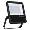 LED Black Asymmetrical Floodlight 72W Warm White 9200lm IP65 48x92Deg