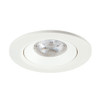 Integrated LED IP20 Tilting Downlight White 5.5W 4000K 35 Degrees Beam Angle Sylvania