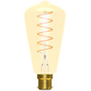 Bell LED Vintage Soft Coil Squirrel Cage 240V 4W B22d Gold Dimmable