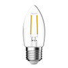 LED Filament Candle 2.5W (25W) ES 2700K 220-240V Clear Tungsram