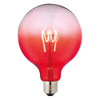 LED 125mm Filament Red Globe 4W (15W eq.) E27 2200K Dimmable
