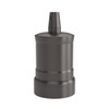 Calex Aluminium Lamp Holder E27 M-035 matt pearl black (max. 250V-60W)