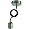 Girard Sudron E27 Grey Pendant (with 100cm textile cable)