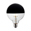 LED Black Crown 95mm Globe 6W (48W eq.) E27 Very Warm White Dimmable