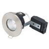 Fixed Fire Rated MV/LV Downlight Satin Nickel