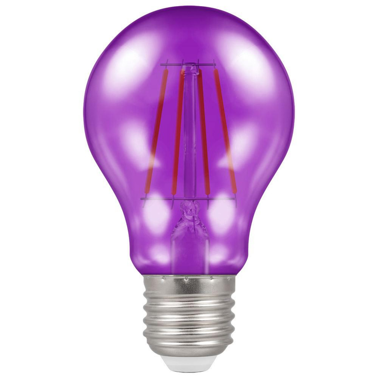LED Filament Harlequin GLS 4.5W 240V ES Purple