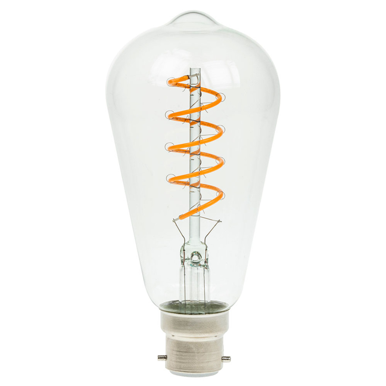 Prolite Clear LED Squirrel Cage 7W B22d 240V 1800K Dimmable