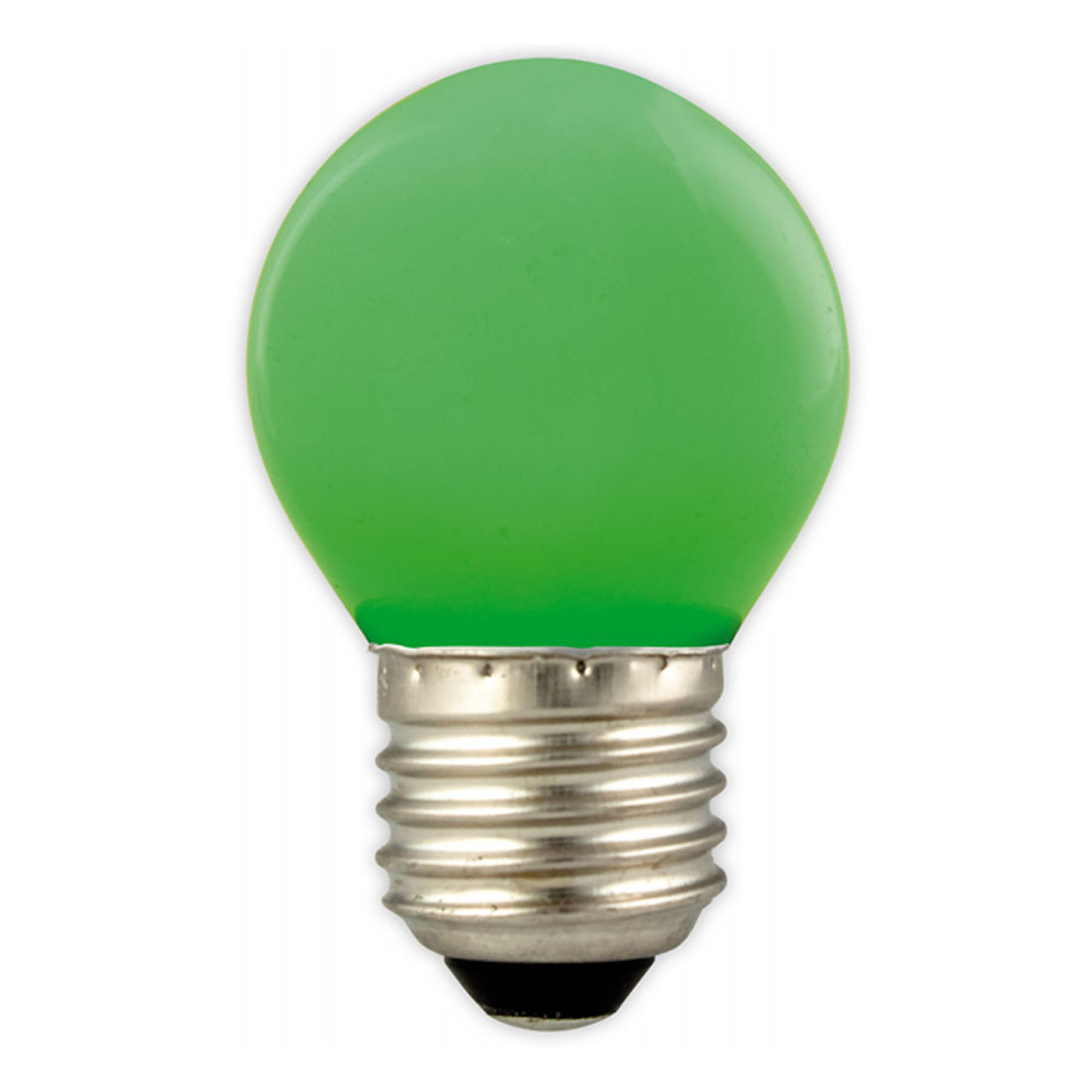 LED 45mm Round 1.5W E27 Green