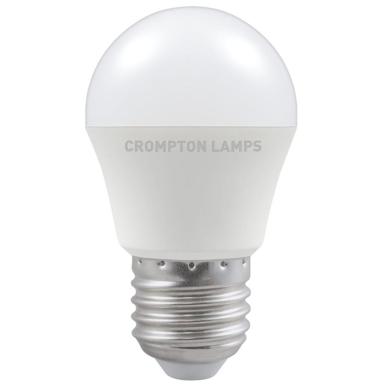 Crompton LED 45mm Round Thermal Plastic 5.5W E27 Cool White Opal