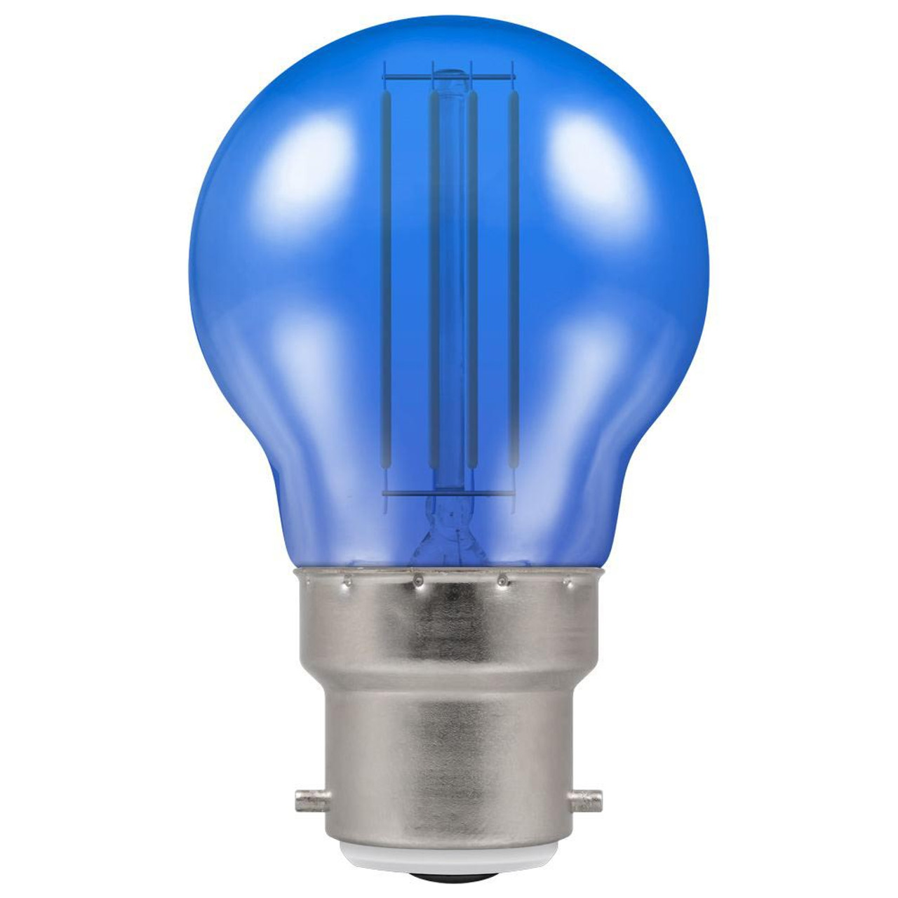 LED Round 45mm BC 4.5W (25W) Blue Harlequin