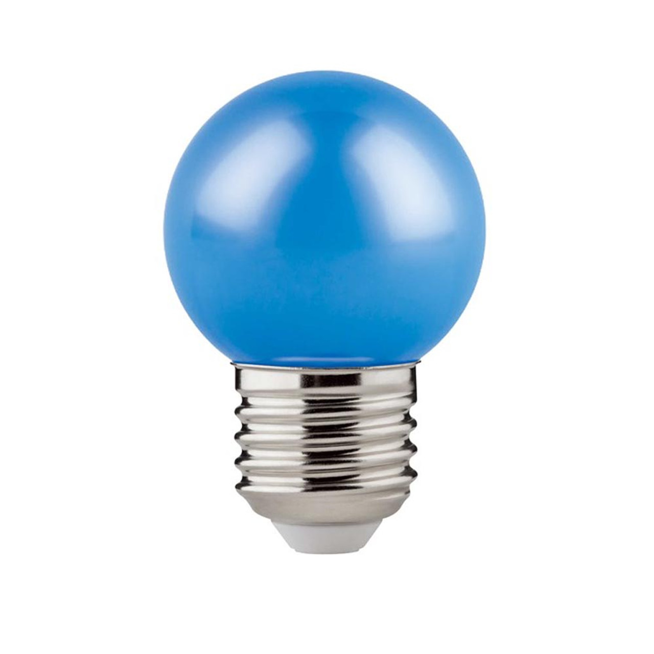 LED 45mm Round 1.5W E27 Blue