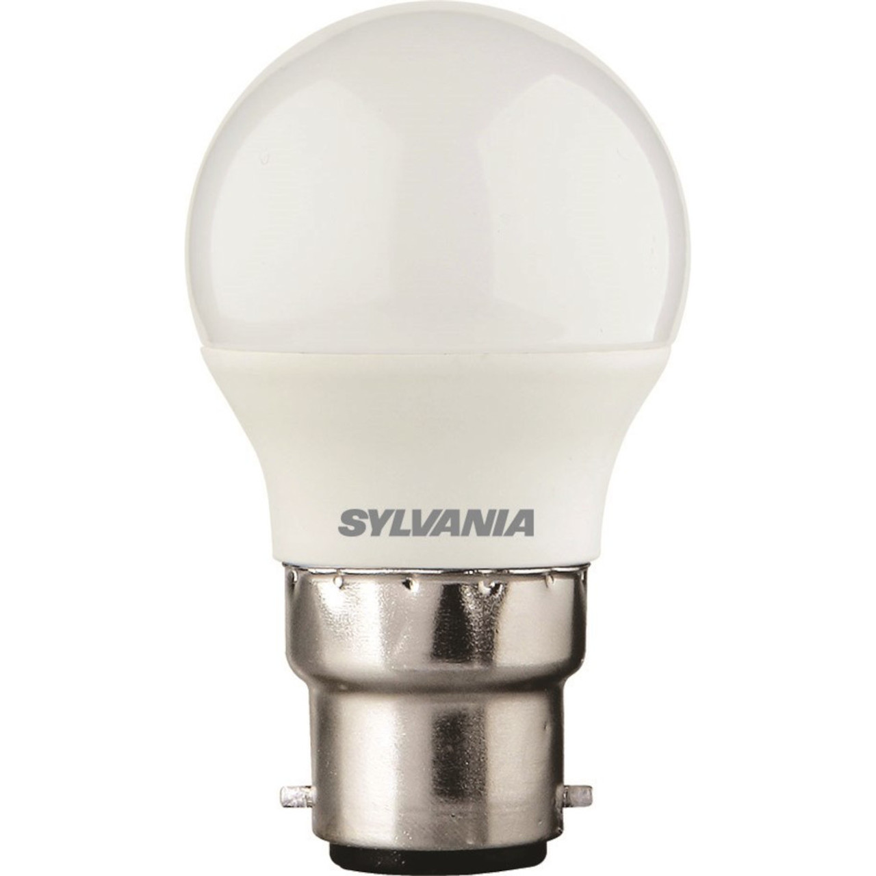 Sylvania LED 45mm Round 4.5W (40W) B22d Opal Very Warm White