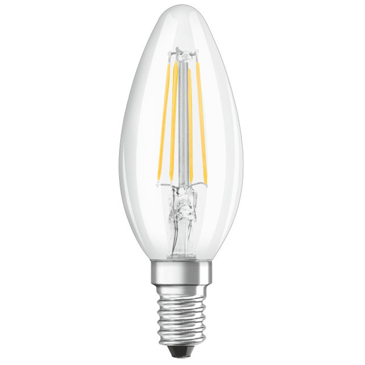 Ledvance Value Classic Candle 4W (40W eq.) 2700K SES Clear