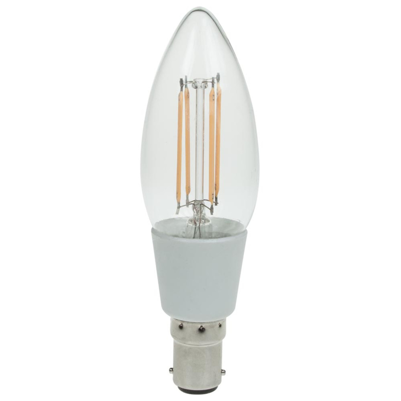 LED Candle Clear 4W SBC 2700K 360lm Dimmable