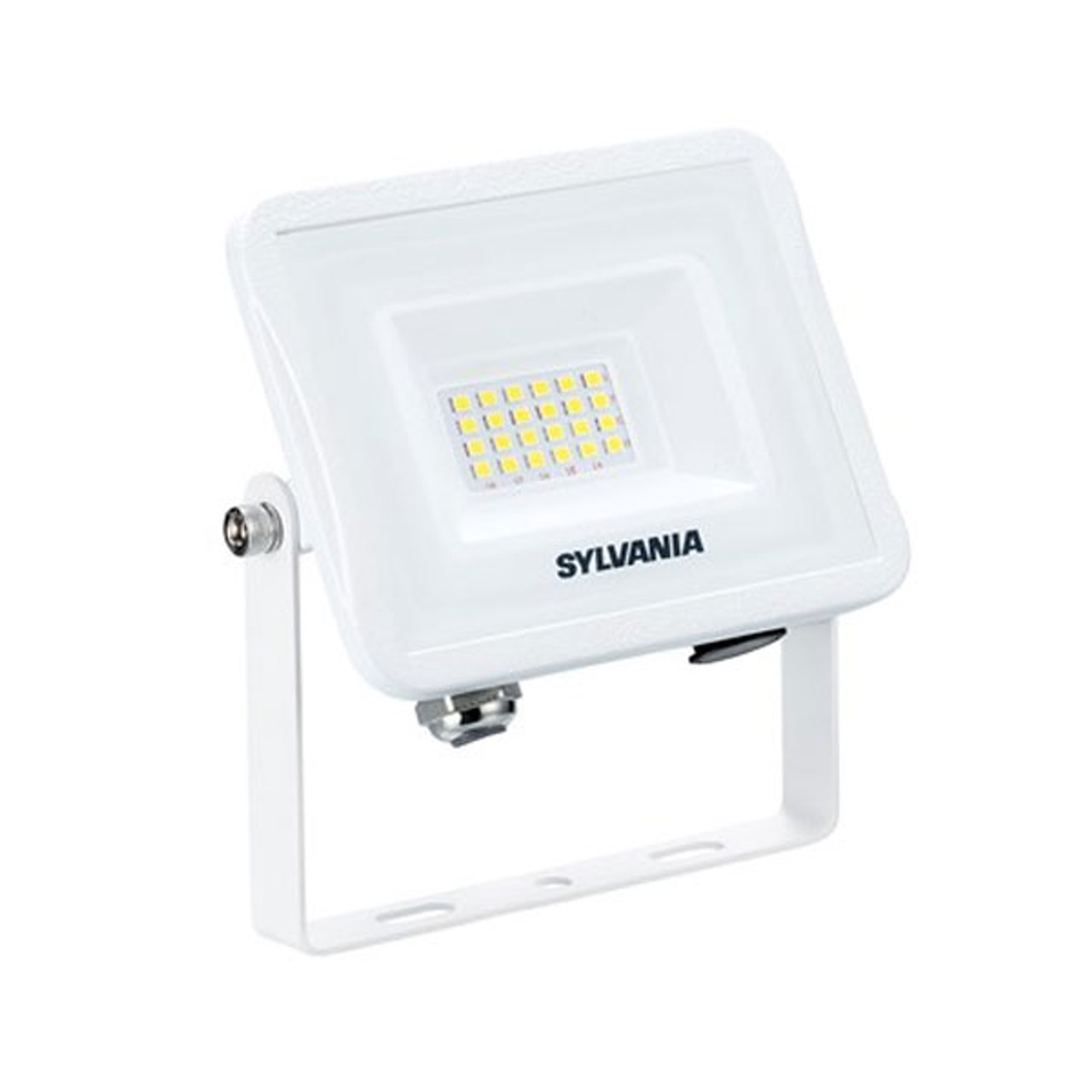 Integrated Start LED IP65 Floodlight White 18W 4000K Sylvania