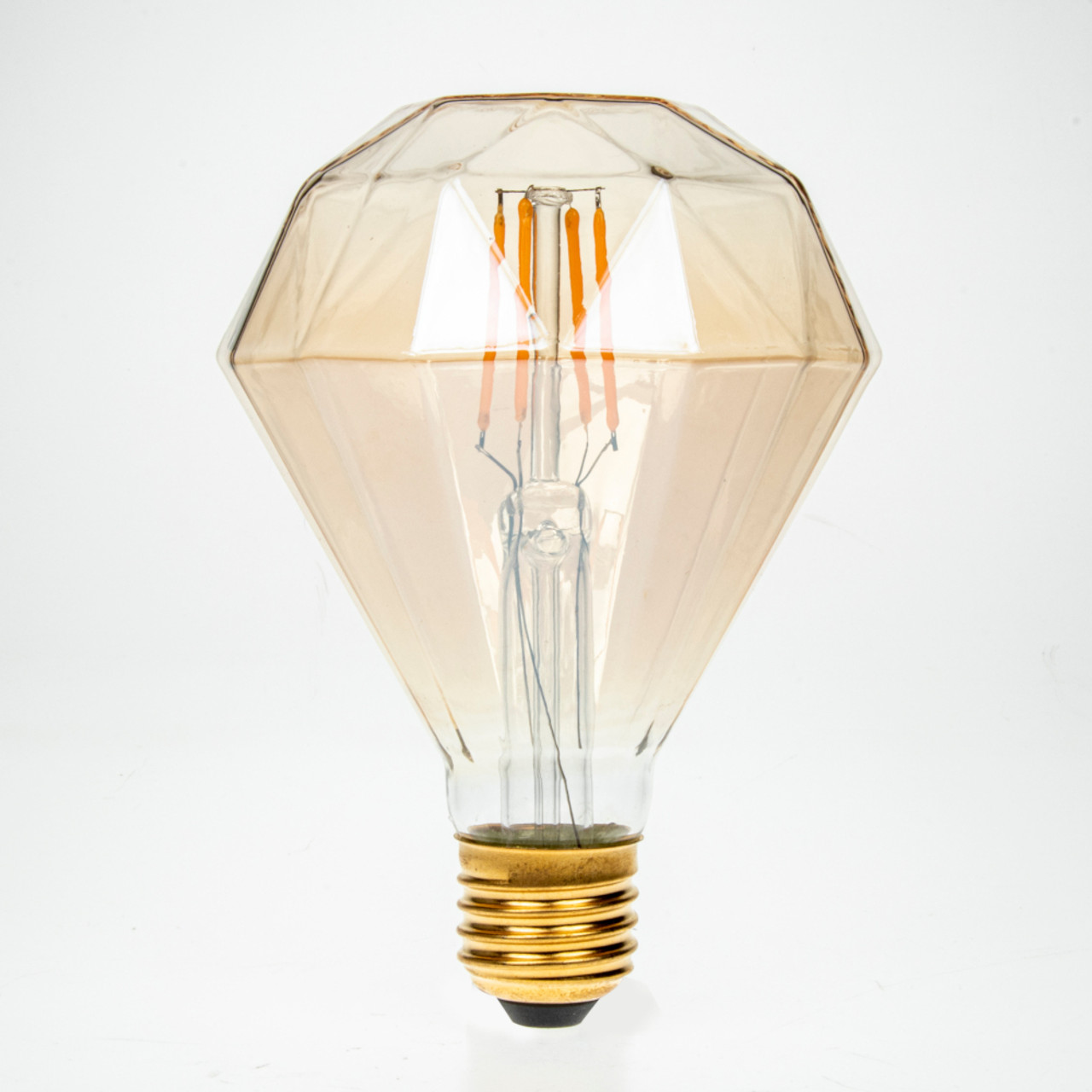 LED Diamond Lamp 4W (20W) 200lm ES Gold 1800K Dimmable Prolite