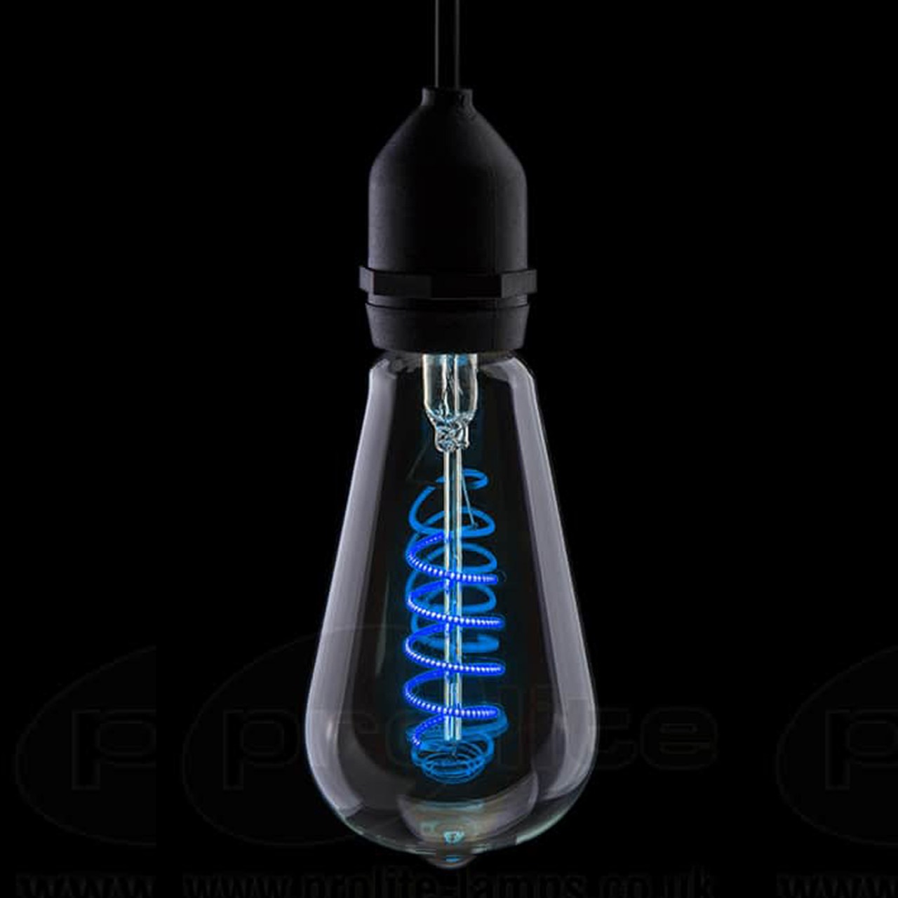 Prolite LED Squirrel Cage 240V 4W E27 Blue Dimmable