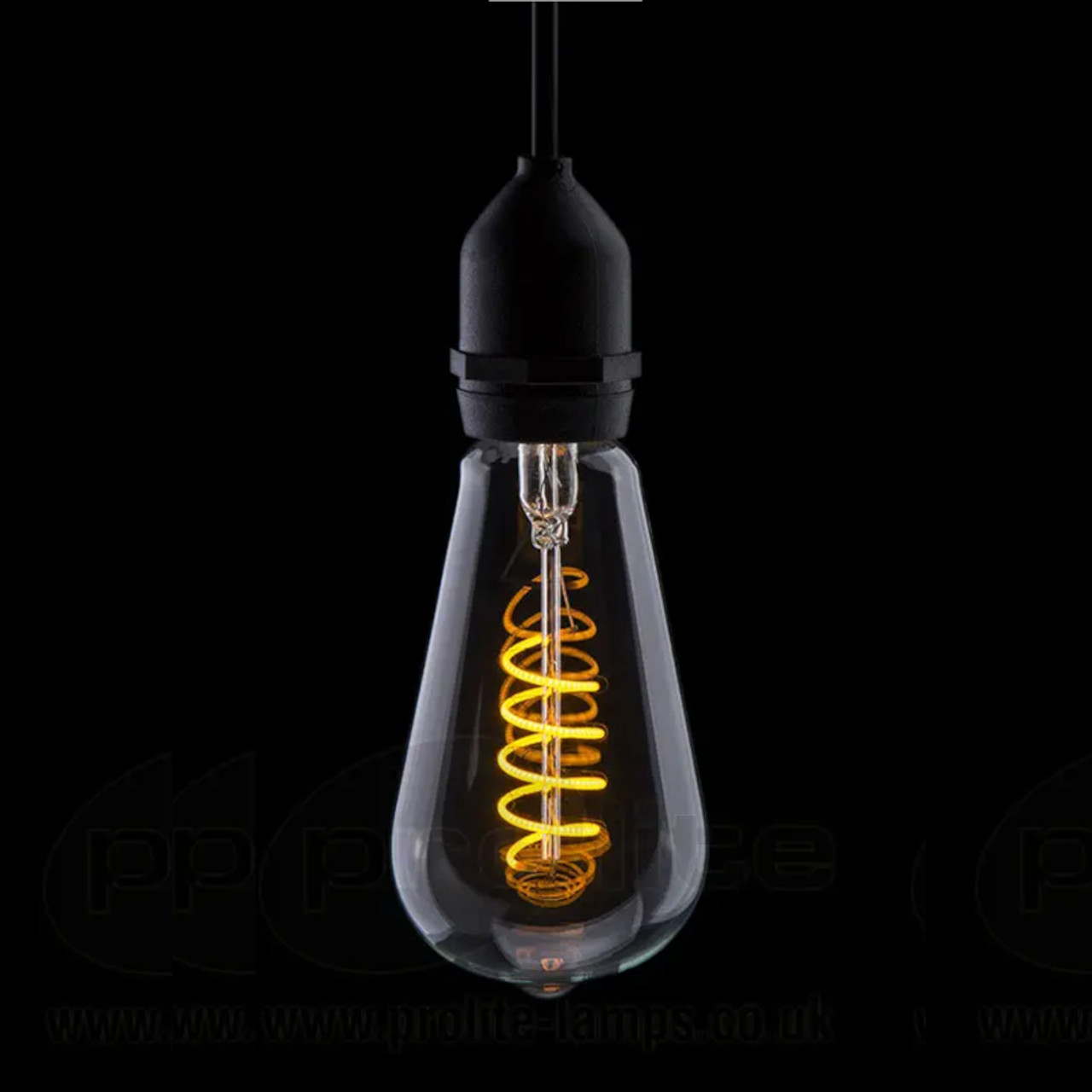 Prolite LED Squirrel Cage 240V 4W B22d Yellow Dimmable