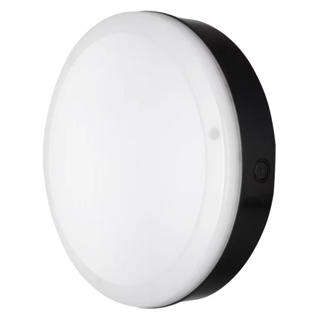 10W LED Surface Mounted 250mm Bulkhead Warm White IP65 in Black