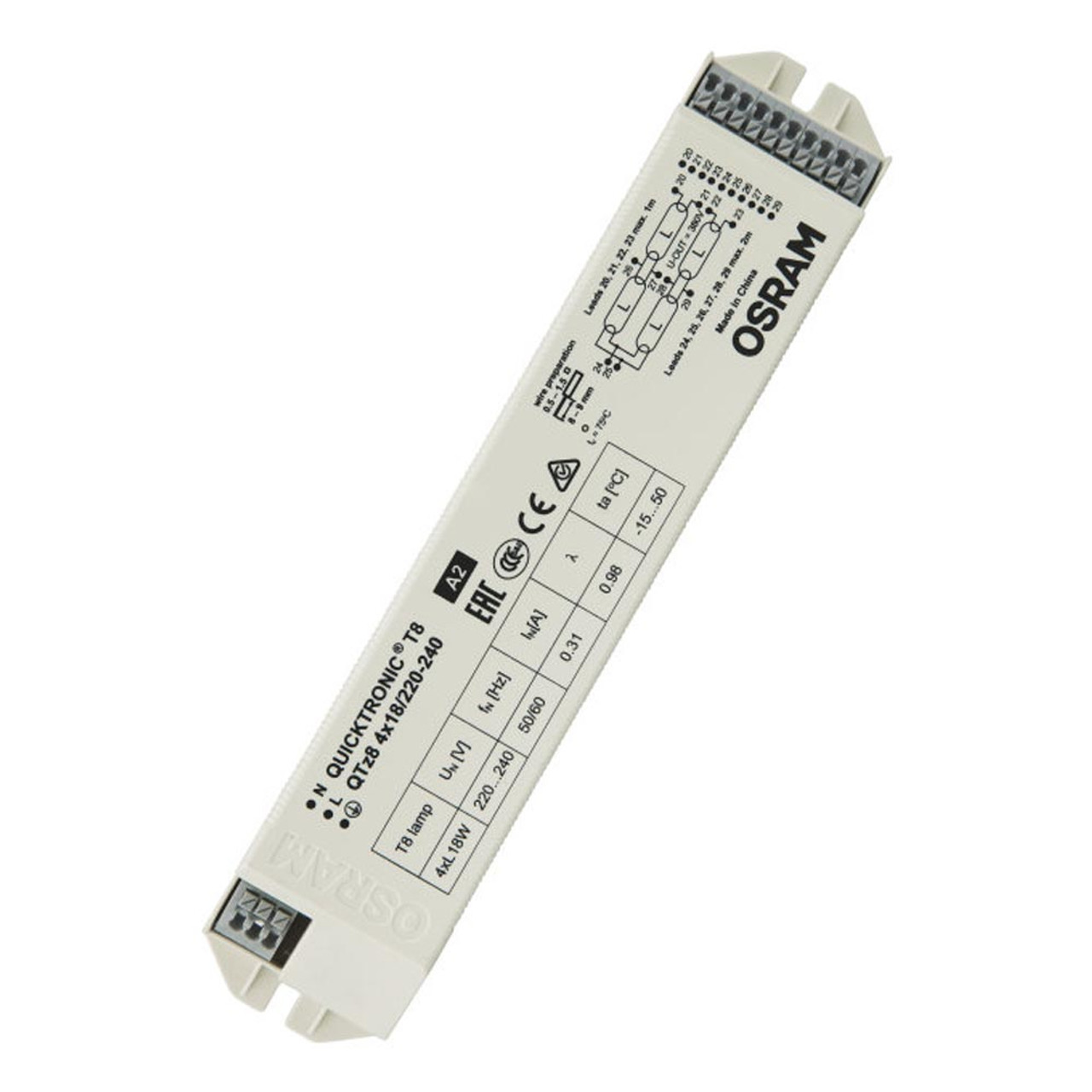 Osram QTz8 418 4X18W T8 Ballast