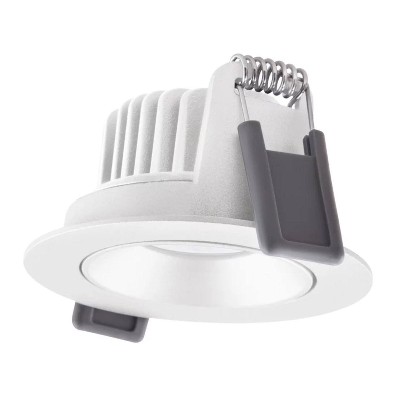 LED Tilting Spotlight 8W 2700K CRi90 36 Degrees 68mm Cut Out Dimmable White