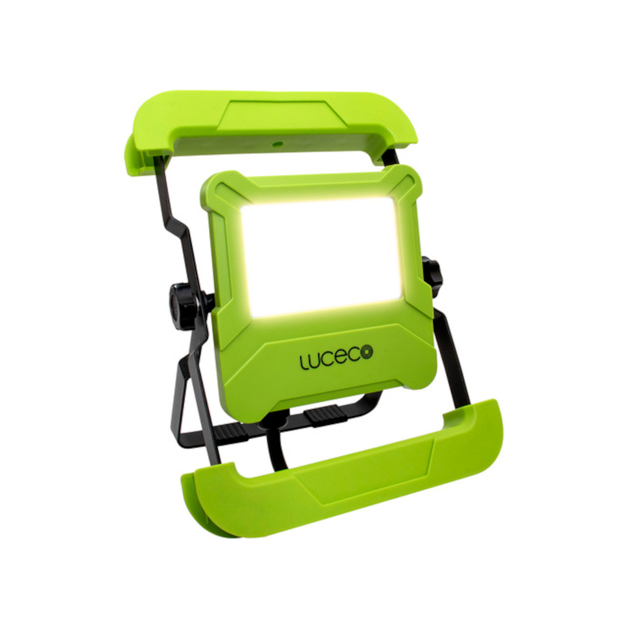 LED Foldable Compact Work Light with 13A Power Socket 30W 2400lm 5000K IP54