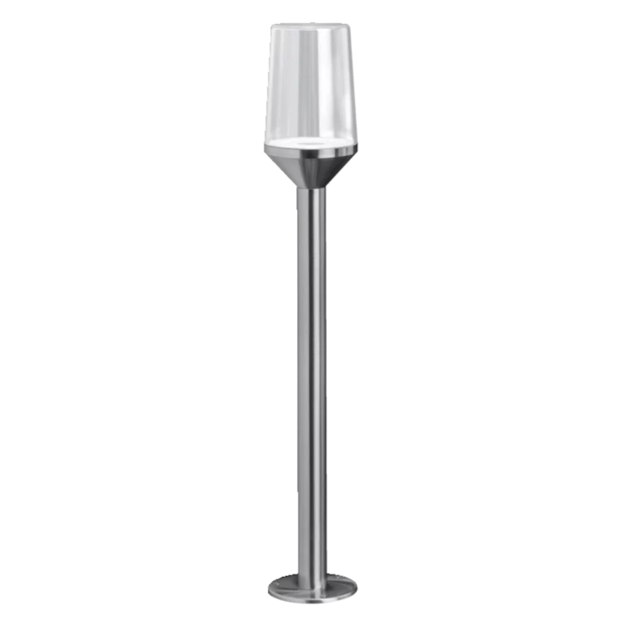 Stainless Steel E27 Clear Endura Classic Calice 80cm Post IP44 220-240V (No Lamp)