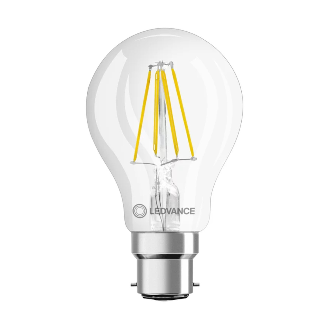 LED GLS 6.5W (60W eqv.) B22d 2700K Clear Ledvance