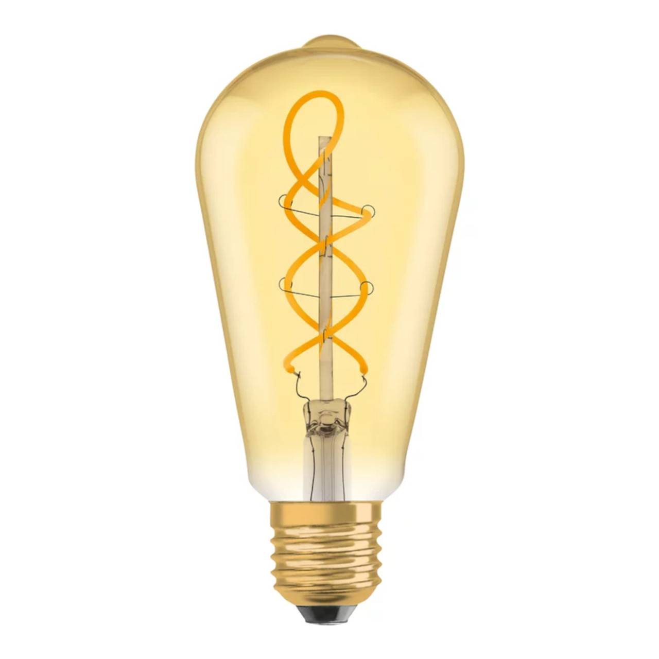 LED Vintage 1906 ST64 4W (28W eqv.) E27 2000K Gold Ledvance