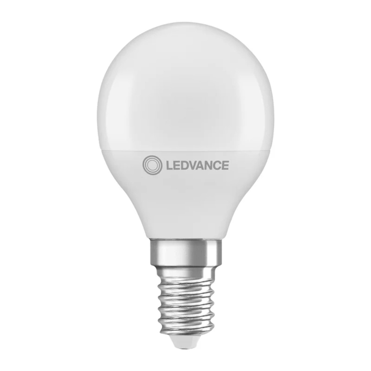 LED Value Golfball 45mm 4.9W (40W eqv.) E14 2700K Frosted Ledvance