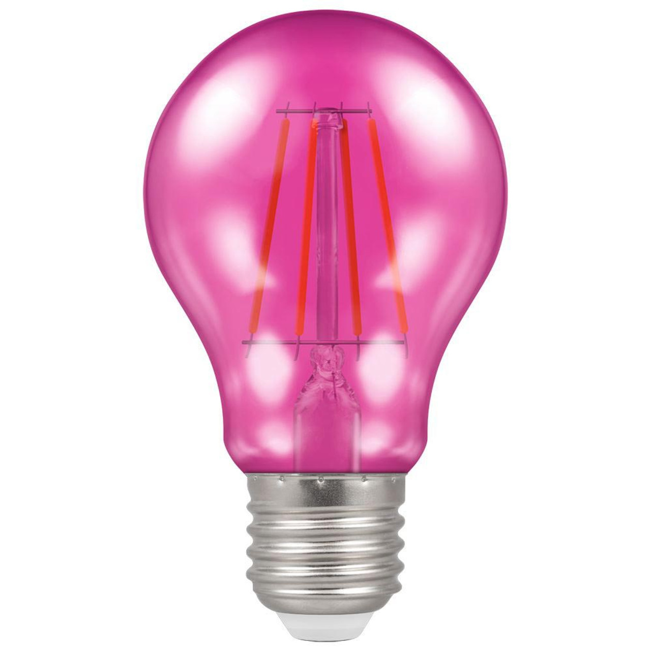 LED Filament Harlequin GLS 4.5W 240V ES Pink