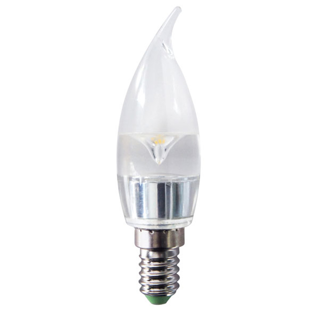 BELL LED Bent-Tipped Candle 3W E14 Clear