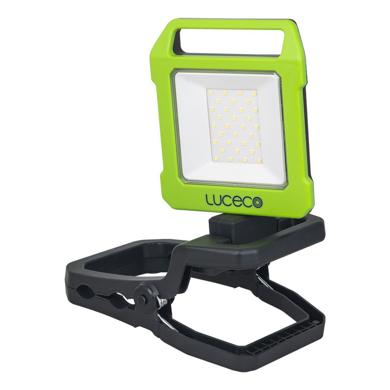 LED Rechargeable Folding Clamp Work Light 10W 1000lm 6500K Luceco