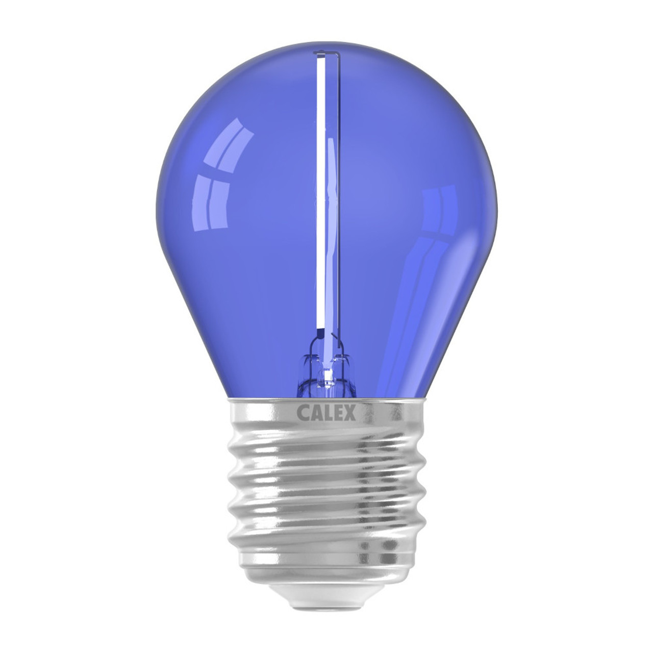 LED 45mm Round 220-240V 0.5-1W E27 Blue Calex