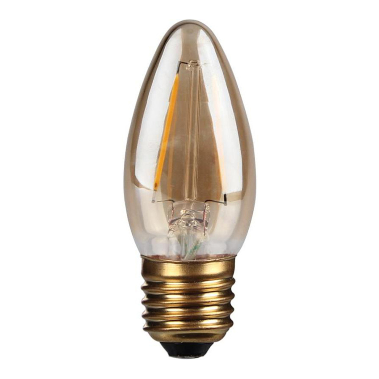 LED 35mm Candle 2W (18W eqv.) ES 2500K 220-240V Gold Kosnic