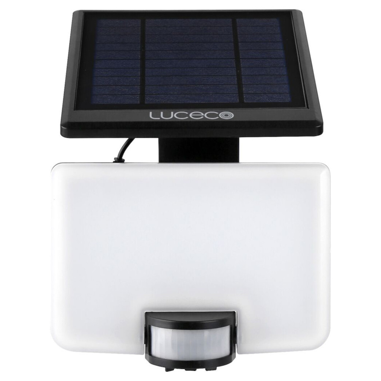 LED Solar Guardian Floodlight 11W 1500lm 4000K IP54 with PIR Sensor Luceco