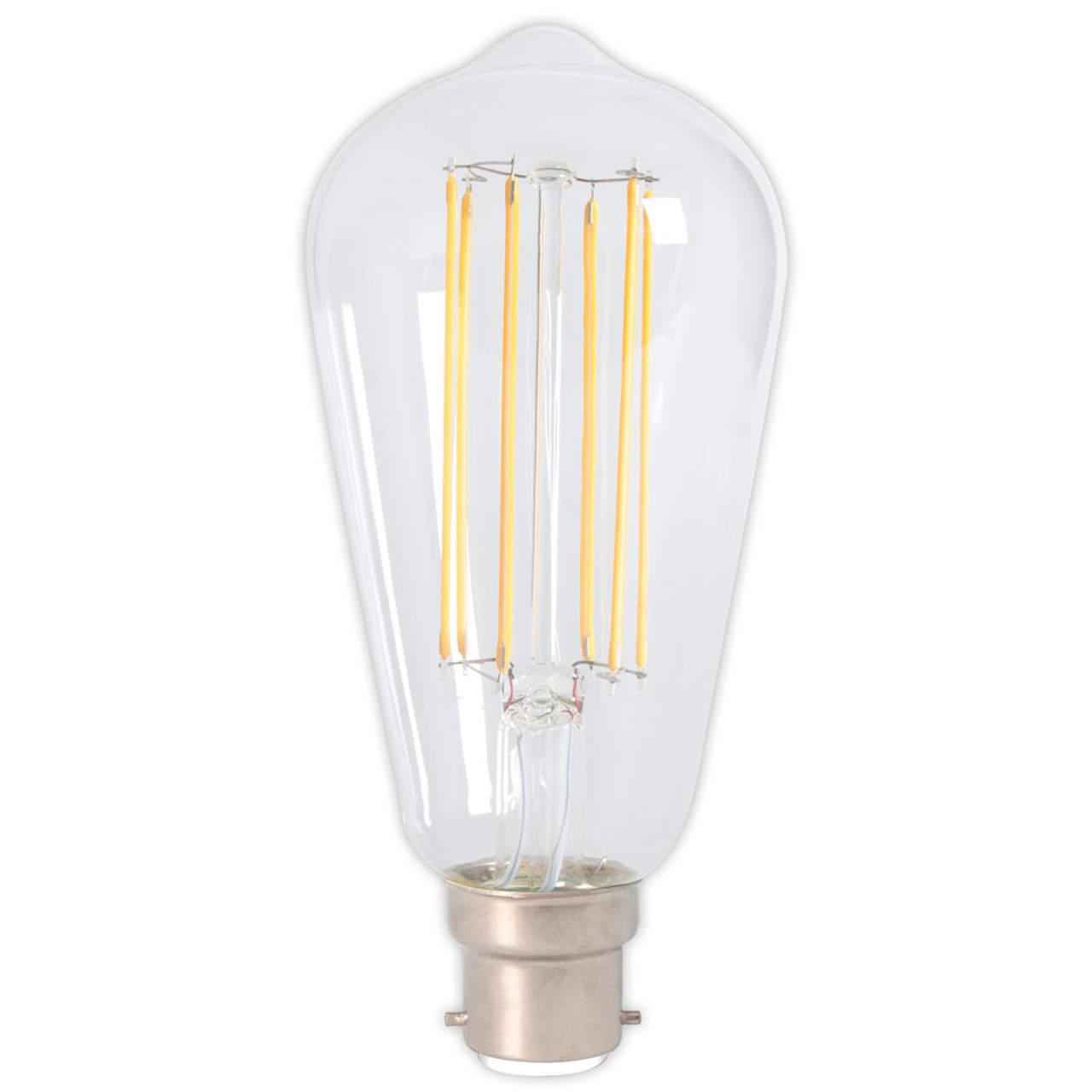 Calex LED Filament ST64 Lamp 3.5W (25W eqv.) B22d Clear 2300K Dimmable