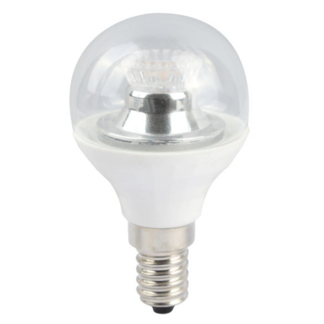 LED Golf Ball 2.1W (25W eqv.) E14 4000K Clear Dimmable Bell