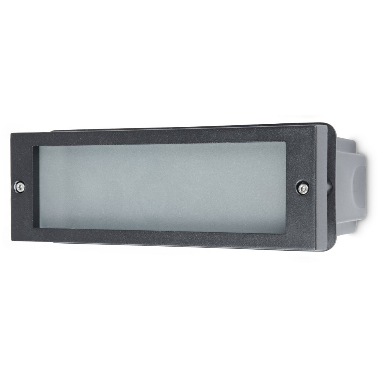 Epping Standard LED Brick Light 12W 4000K 63Deg in Grey IP65
