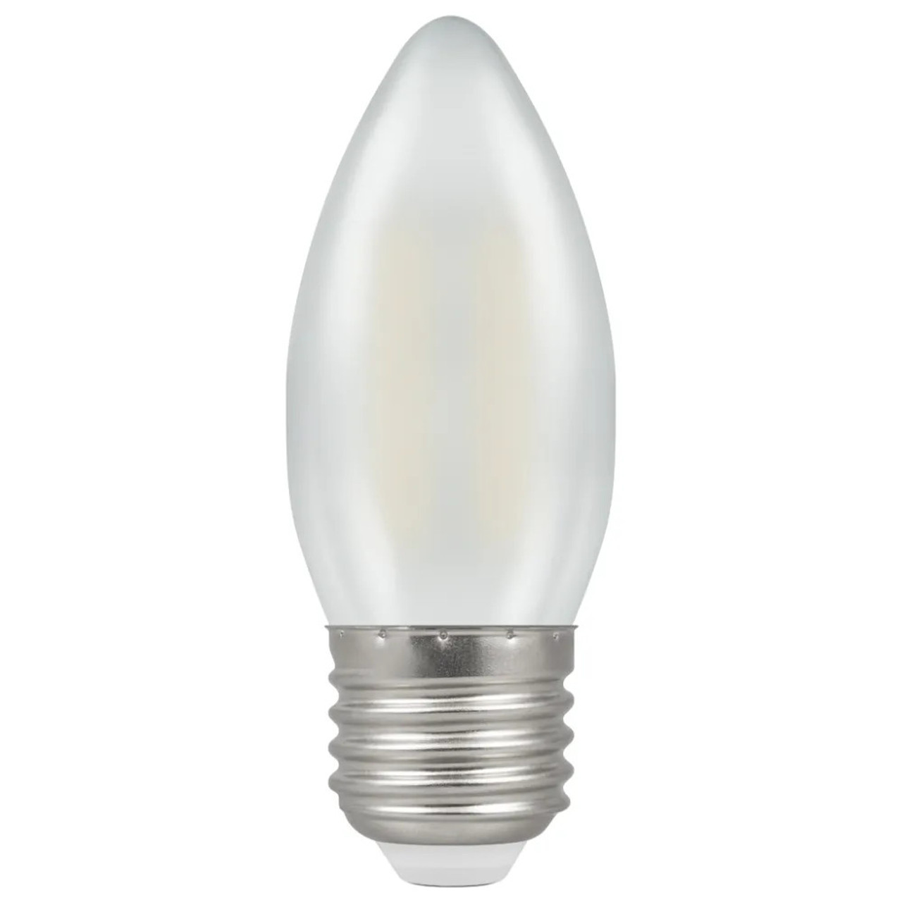 LED Filament Candle 2.2W (25W eqv.) E27 2700K Opal Crompton