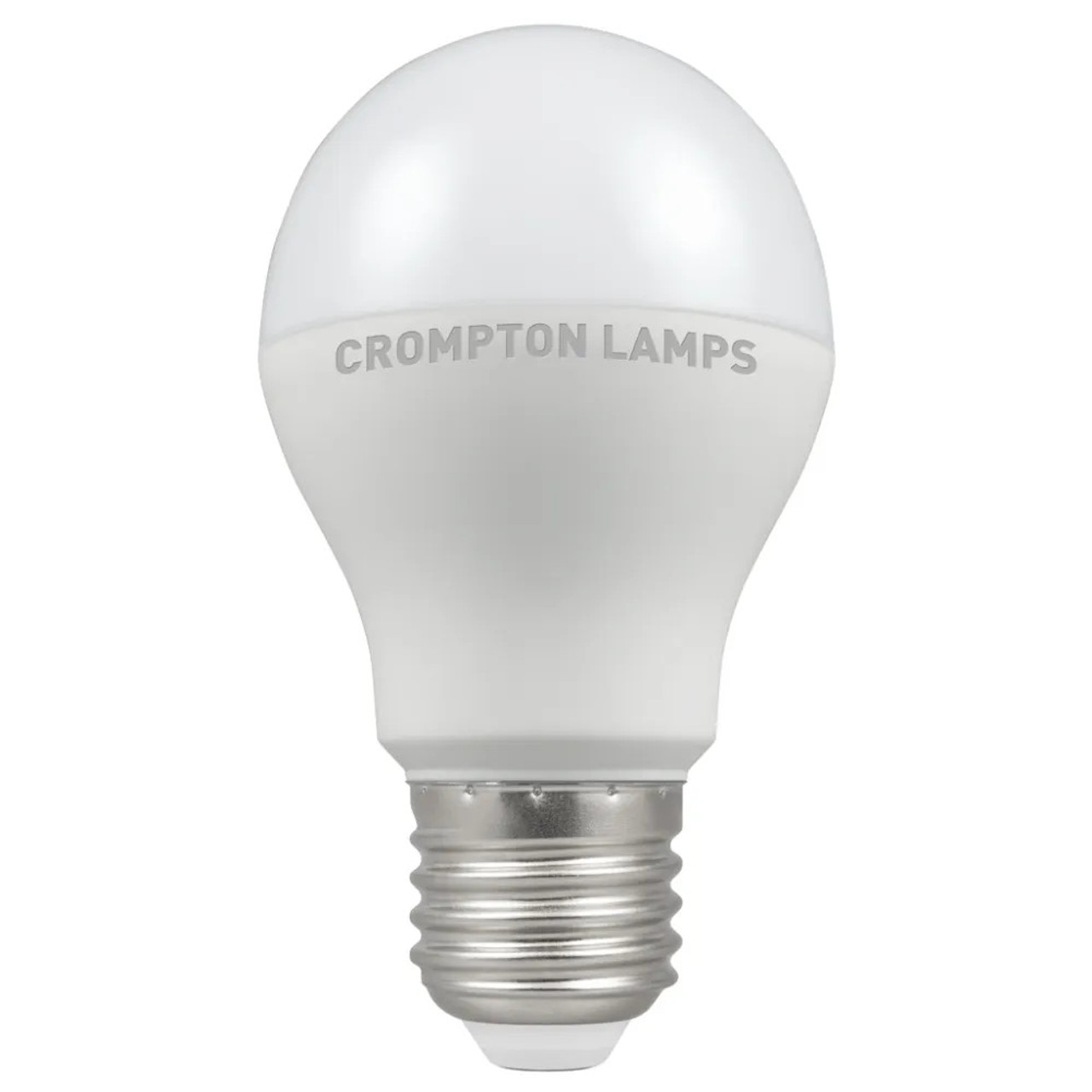 LED Thermal Plastic GLS 8.5W (60W eqv.) E27 Opal 4000K Dimmable Crompton