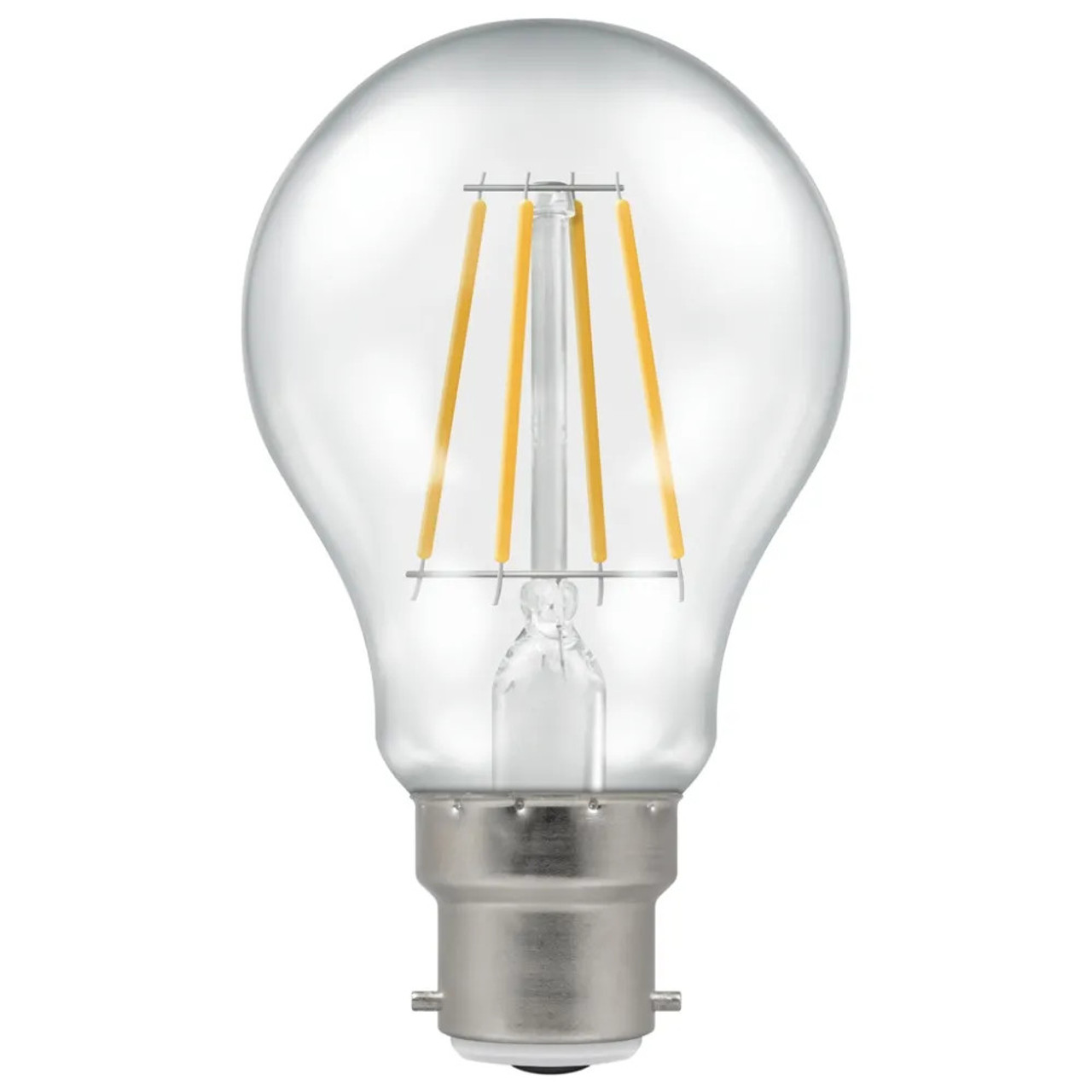 LED Filament GLS 7W (60W eqv.) B22d Clear 4000K Crompton