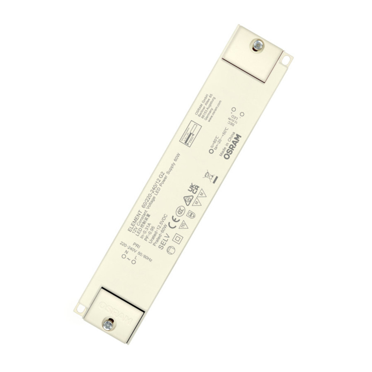 Constant Voltage LED Driver 60W 12V Element G2