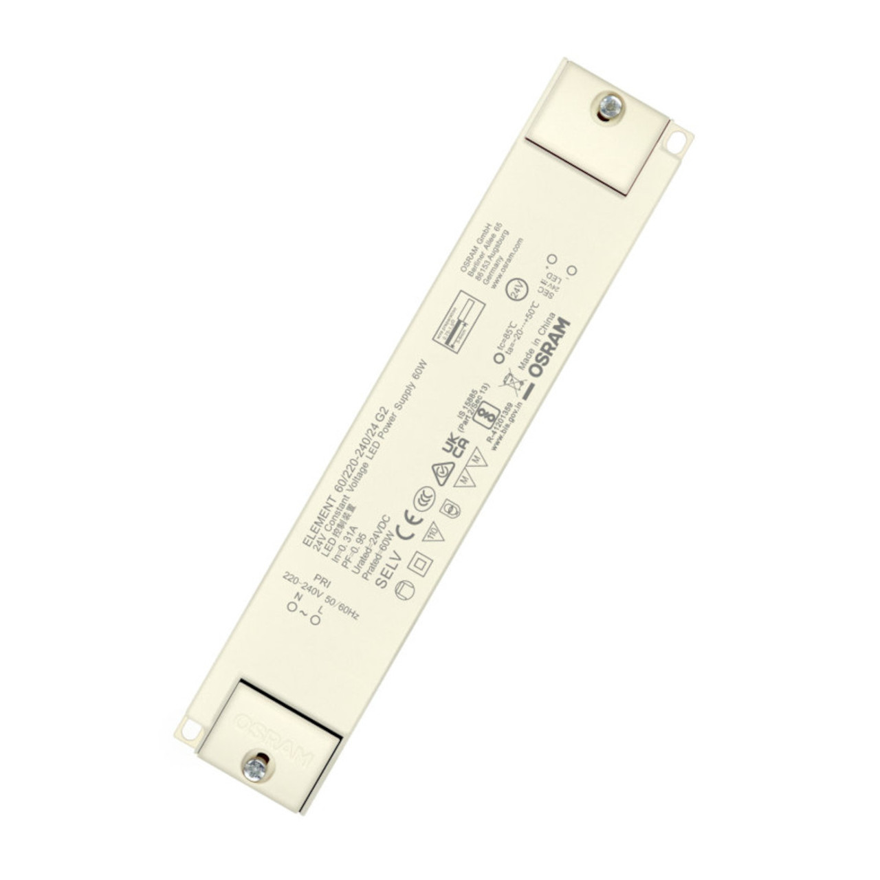 Constant Voltage LED Driver 60W 24V Element G2